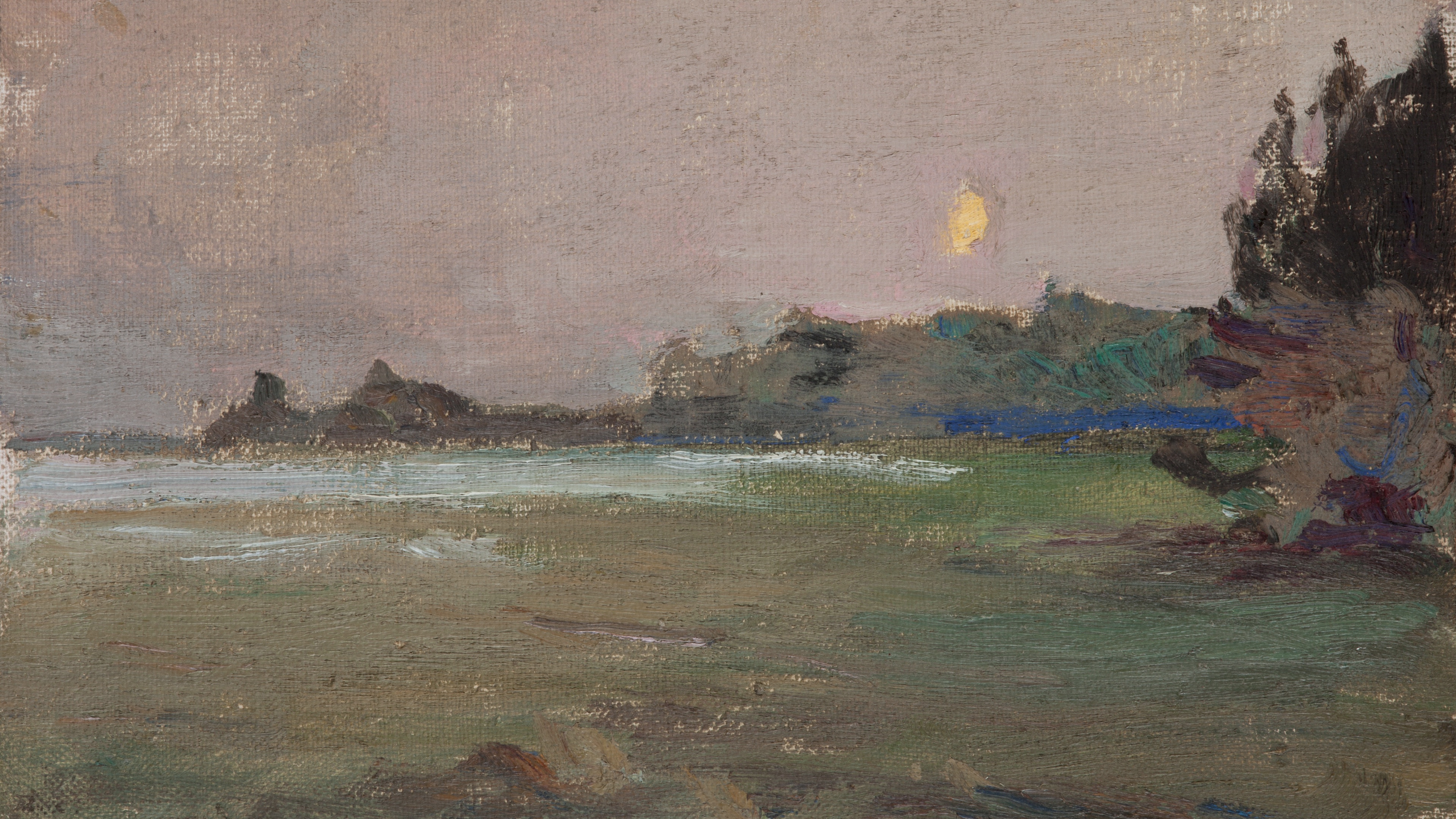 Twilight Estuary Shore